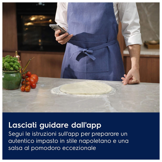 Electrolux EOX8P08WH PizzaExpert Forno da incasso Elettrico Pirolitico 72 L Classe A++ Wi-Fi Touch (59x59x57 cm) colore Nero