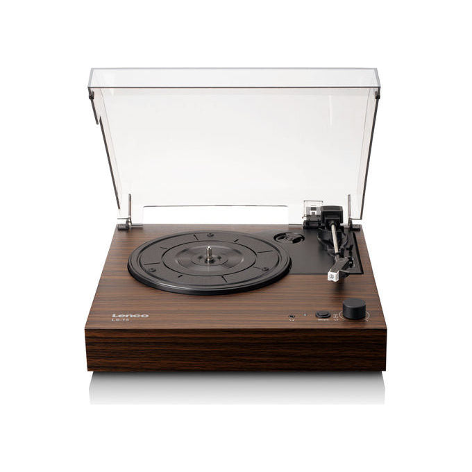 Lenco LS-15WD Giradischi a Cinghia Bluetooth 5.3 Altoparlanti Integrati 6 W Preamplificatore Phono 33 45 rpm colore Legno