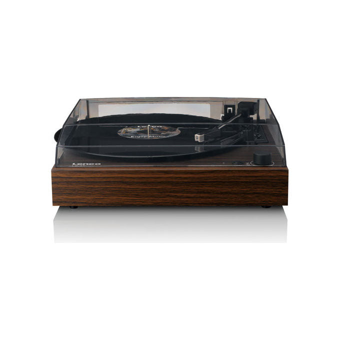Lenco LS-15WD Giradischi a Cinghia Bluetooth 5.3 Altoparlanti Integrati 6 W Preamplificatore Phono 33 45 rpm colore Legno
