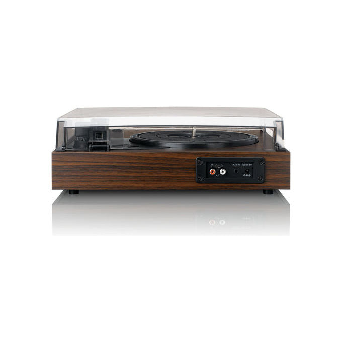 Lenco LS-15WD Giradischi a Cinghia Bluetooth 5.3 Altoparlanti Integrati 6 W Preamplificatore Phono 33 45 rpm colore Legno