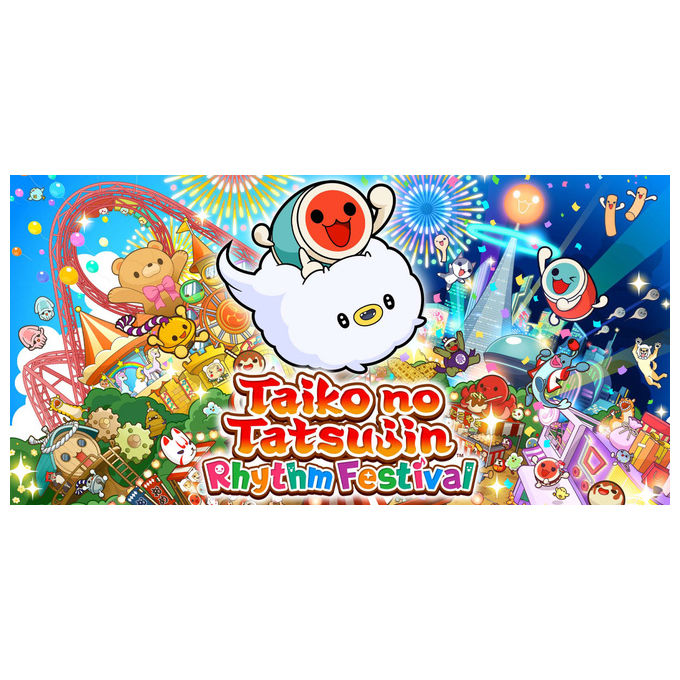 BANDAI NAMCO 116213 Taiko No Tatsujin Rhythm Festival Bundle con Tatacon Videogioco Nintendo Switch Multiplayer PEGI 3