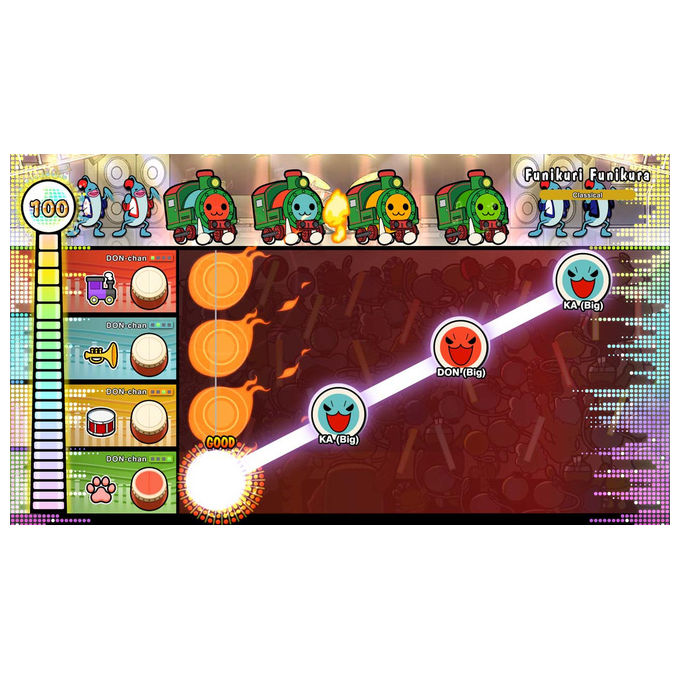BANDAI NAMCO 116213 Taiko No Tatsujin Rhythm Festival Bundle con Tatacon Videogioco Nintendo Switch Multiplayer PEGI 3