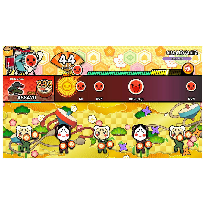 BANDAI NAMCO 116213 Taiko No Tatsujin Rhythm Festival Bundle con Tatacon Videogioco Nintendo Switch Multiplayer PEGI 3