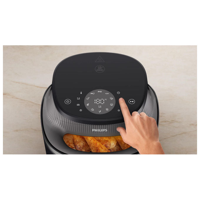 Philips NA342-00 Friggitrice ad aria 7.2 L 2000 W 16 programmi Display Touch colore Nero Oro