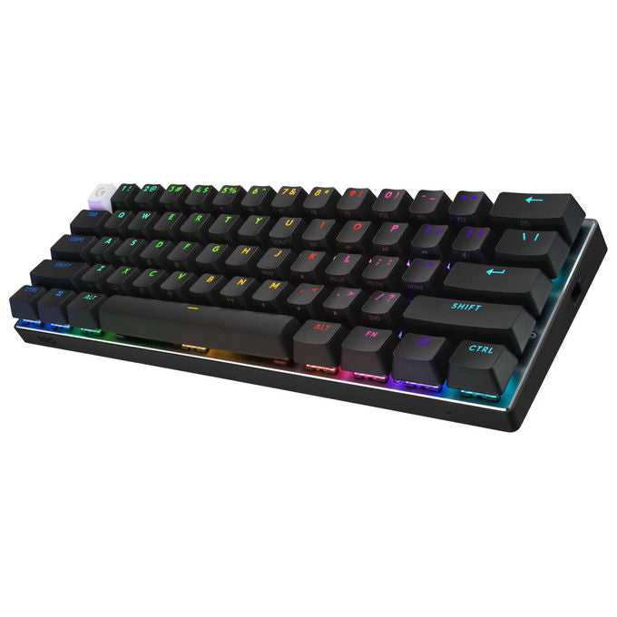 Logitech G 920-011908 PRO X 60 Tastiera Gaming Meccanica Wireless LIGHTSPEED 60% LIGHTSYNC RGB Switch GX Brown Copritasti PBT QWERTY ITA colore Nero