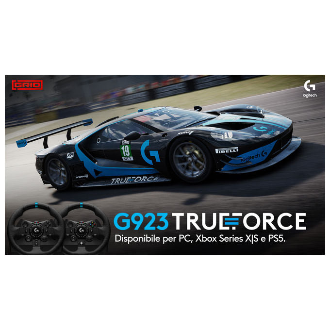 Logitech G 991-000531 G923 SE Volante da Corsa con Pedali e Leva del Cambio TRUEFORCE 900° PS5 PS4 PC colore Nero