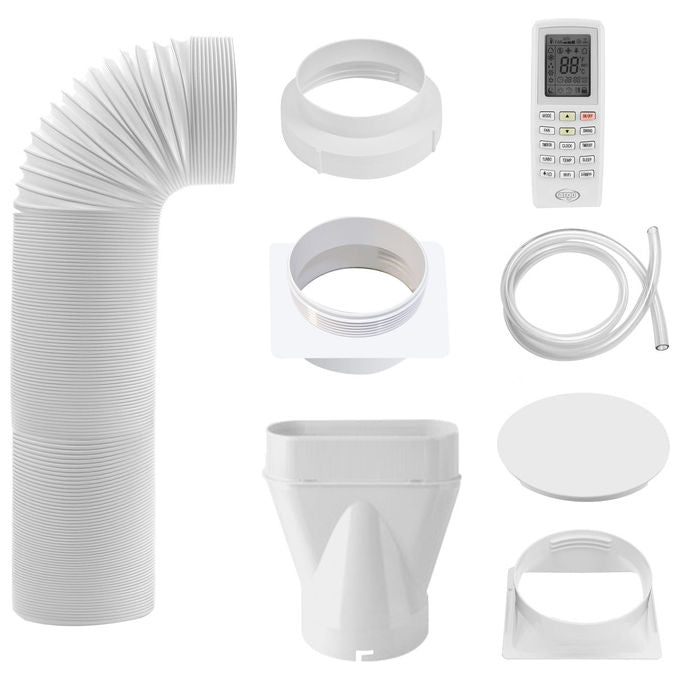 Argo MILO PLUS Condizionatore portatile 13000 BTU per ambienti fino a 45 m² Classe A Wi-Fi Pompa di calore colore Bianco