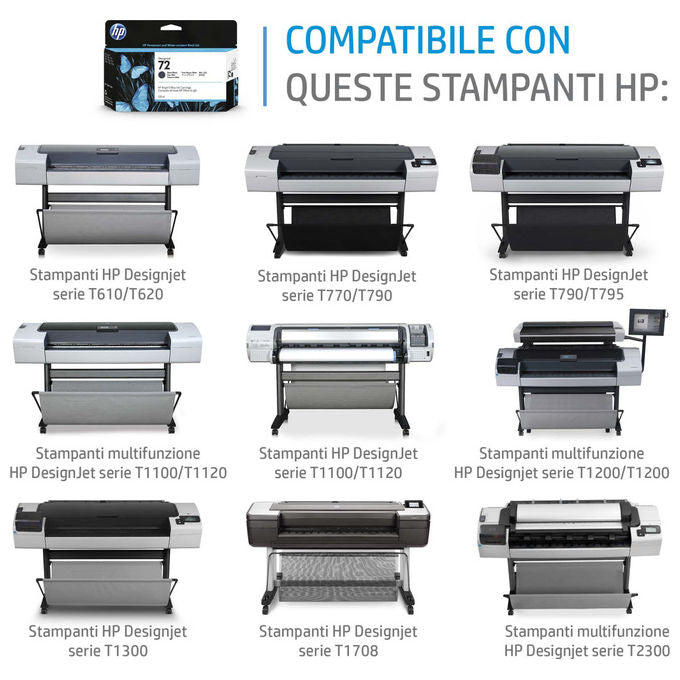 HP C9372A DesignJet 72 Cartuccia d'inchiostro Inkjet 130 ml colore Magenta