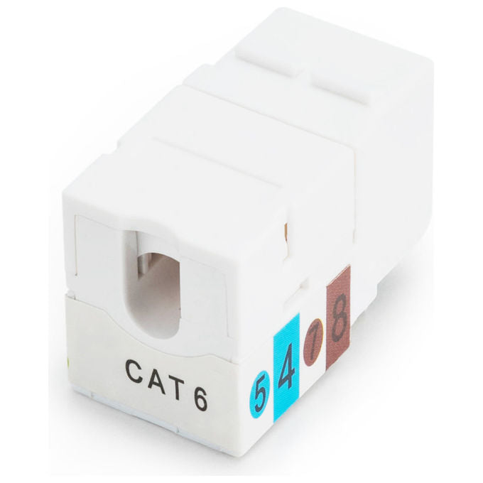 Digitus DN-93601 Modulo Keystone RJ45 CAT 6 Classe E non schermato LSA 8P8C 250 MHz colore Bianco