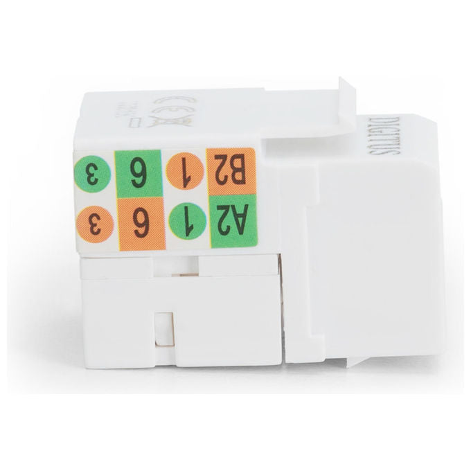Digitus DN-93601 Modulo Keystone RJ45 CAT 6 Classe E non schermato LSA 8P8C 250 MHz colore Bianco