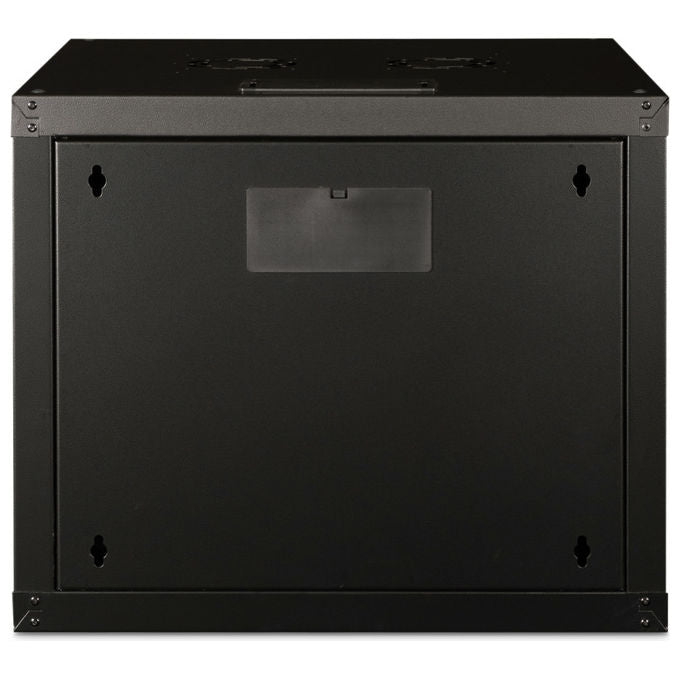 Digitus DN-19 09U-6-6-SW Armadio Rack 9U da Muro Linea SOHO Porta Vetro Sicurezza Capacita' 100 Kg colore Nero