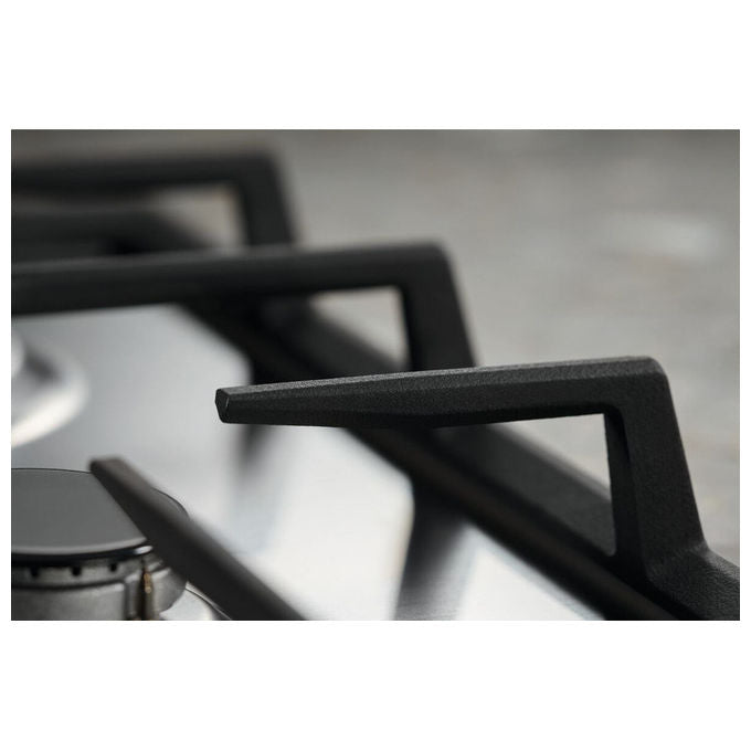 Electrolux PX750UOV SoftLine Piano cottura a gas 75 cm 5 fuochi griglie in ghisa accensione elettronica colore Acciaio Inox