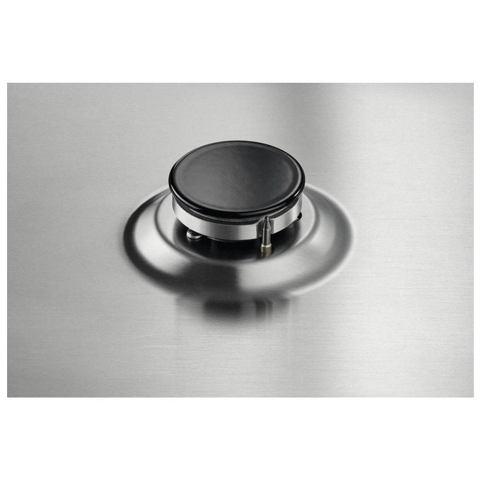 Electrolux PX750UOV SoftLine Piano cottura a gas 75 cm 5 fuochi griglie in ghisa accensione elettronica colore Acciaio Inox