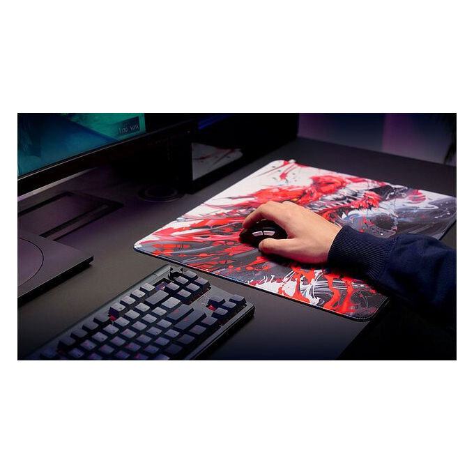 Cherry XTRFY JA-G0554 GP6 Hydrus Red Tappetino per mouse da gioco L 460x400 mm superficie liscia bordi cuciti base antiscivolo colore Rosso