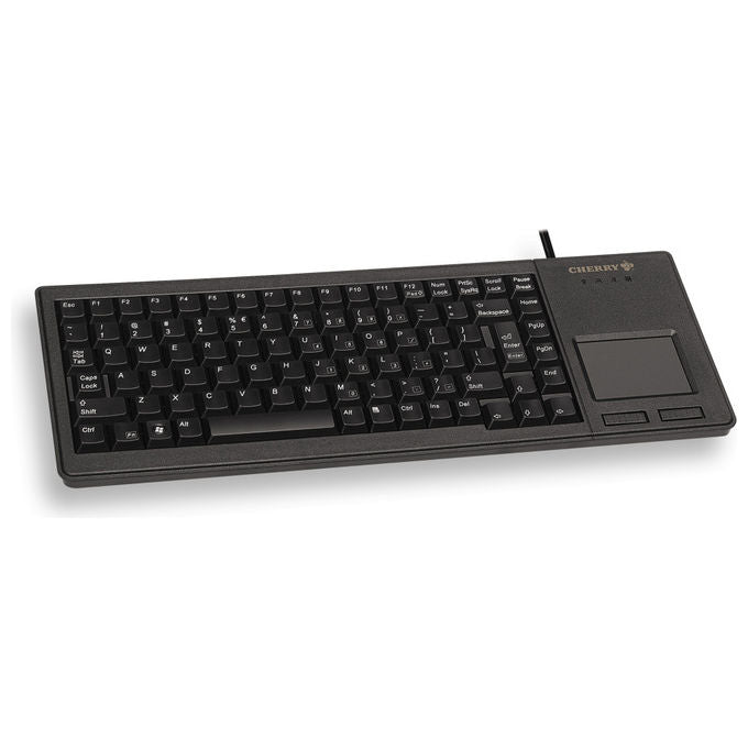 Cherry G84-5500LUMFR-2 XS Touchpad G84-5500 Tastiera USB Cablata AZERTY Francese Full-size Touchpad Integrato colore Nero
