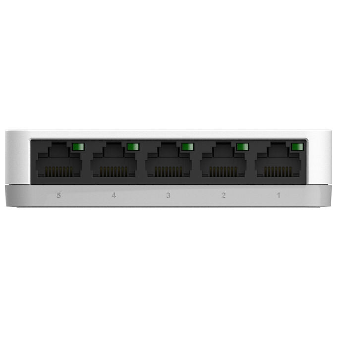 D-Link GO-SW-5G Switch Desktop 5 Porte Gigabit Ethernet 10-100-1000 Non Gestito Plug and Play colore Bianco