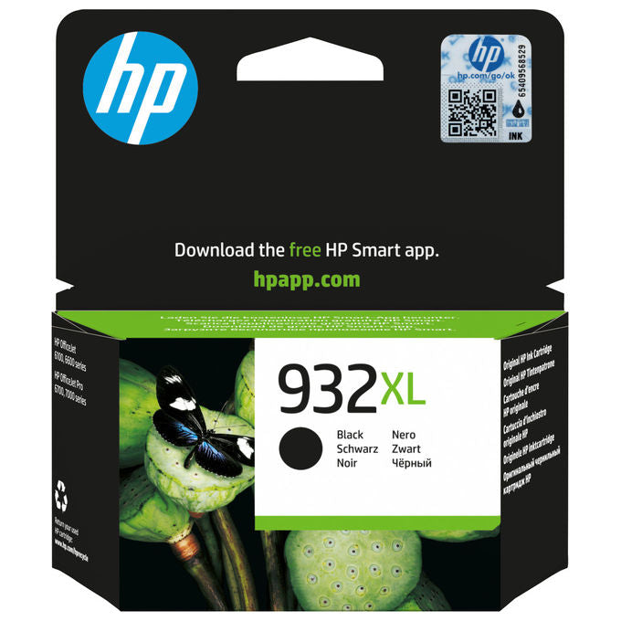 HP CN053AE 932XL Cartuccia d'inchiostro Originale Alta Capacita' 1000 pagine 22,5 ml colore Nero