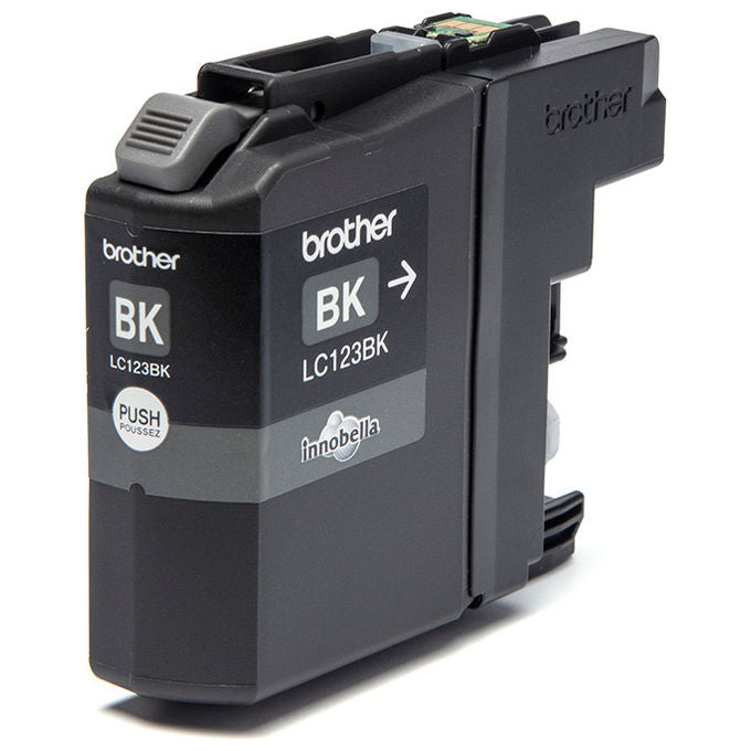 Brother LC123BK Cartuccia Inkjet Originale Inchiostro a Pigmento 600 Pagine colore Nero