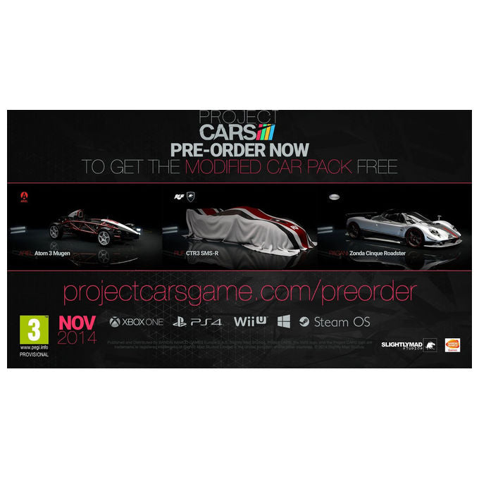 Bandai Namco Entertainment Project CARS 1061807 Videogioco Xbox One Racing Multiplayer Online PEGI 3