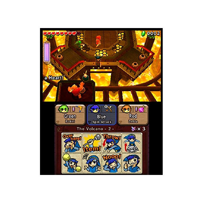Nintendo 2230449 The Legend of Zelda Tri Force Heroes Gioco Nintendo 3DS e 2DS Azione RPG Multiplayer PEGI 7 Edizione Standard ITA
