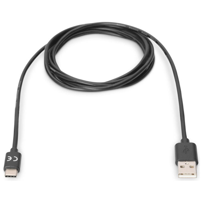 Digitus AK-300136-010-S Cavo USB-C USB 3.2 Gen 1 da USB-A a USB-C Maschio Maschio 5 Gbps 3A 1 m colore Nero