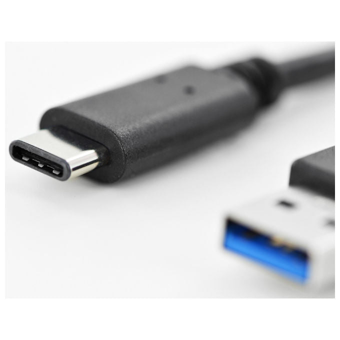 Digitus AK-300136-010-S Cavo USB-C USB 3.2 Gen 1 da USB-A a USB-C Maschio Maschio 5 Gbps 3A 1 m colore Nero