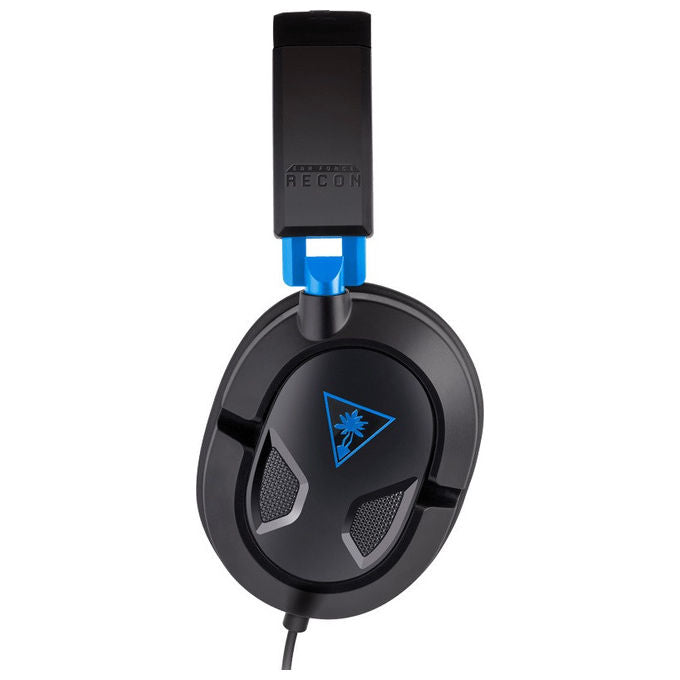 Turtle Beach TBS-3303-05 Recon 50P Cuffie Gaming Cablate Over Ear Microfono Rimovibile PS5 PS4 Xbox PC colore Nero Blu