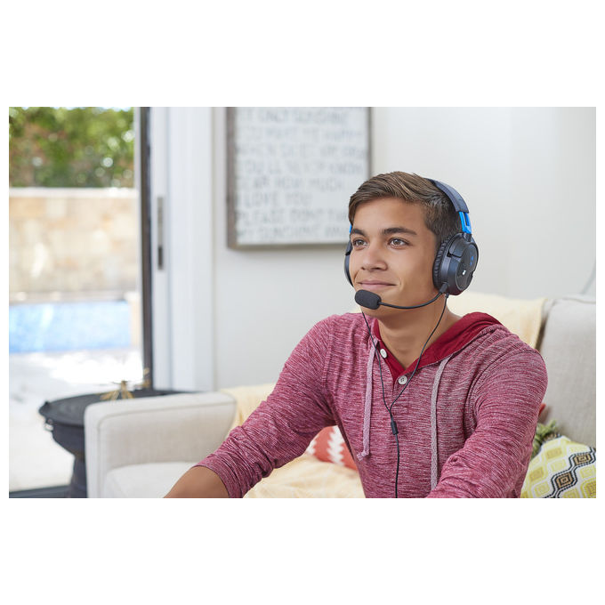 Turtle Beach TBS-3303-05 Recon 50P Cuffie Gaming Cablate Over Ear Microfono Rimovibile PS5 PS4 Xbox PC colore Nero Blu