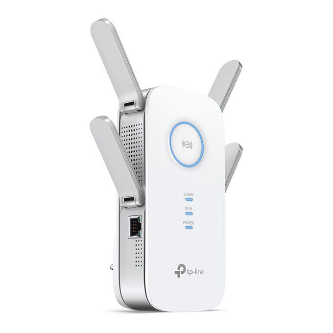 TP-Link RE650 Range Extender Wi-Fi Dual Band AC2600 800 Mbps 2.4 GHz 1733 Mbps 5 GHz 4 Antenne 1 Porta Gigabit colore Bianco