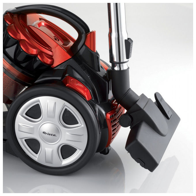 Ariete 2753 J-Force Aspirapolvere a Cilindro Senza Sacco Ciclonico 3 L 700 W Filtro HEPA colore Rosso Nero