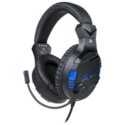Bigben Interactive PS4OFHEADSETV3 Cuffie Gaming Over-ear Stereo Cablate con Microfono per PS4 PC Mac colore Nero Blu