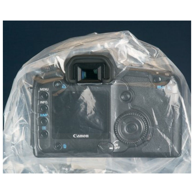OP-TECH USA 9001132 Rainsleeve Copertura Antipioggia per Fotocamere DSLR in Polietilene colore Trasparente