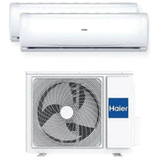 Haier H2U18TAAOUT 24DUAL Trendy Condizionatore fisso Dual Split Inverter 12+12 BTU Classe A++ R32 Wi-Fi colore Bianco