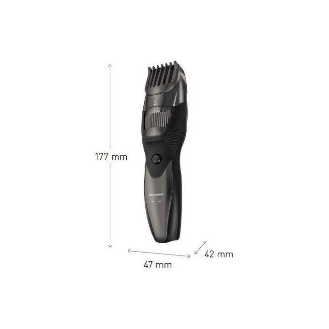 Panasonic ER-EGB44H503 Regolabarba WetandDry 20 posizioni 0,5-10 mm lame acciaio inossidabile autonomia 60 min colore Titanio
