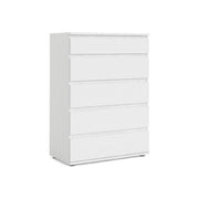 Tvilum Nova Cassettiera 5 Cassetti Stile Scandinavo Da Assemblare colore Bianco