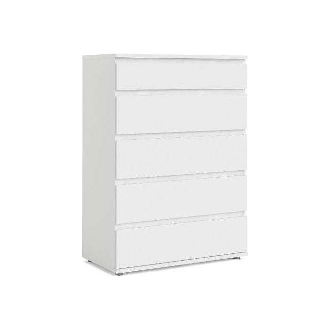 Tvilum Nova Cassettiera 5 Cassetti Stile Scandinavo Da Assemblare colore Bianco