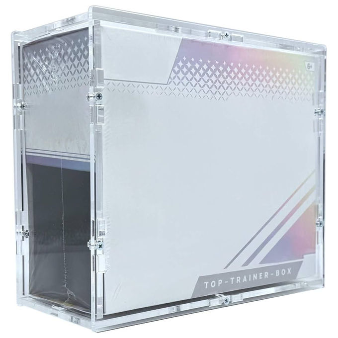 The Acrylic Box TAB0042 Custodia Acrilico Elite Trainer Box Plus Size Protezione UV Magneti N52 6mm Trasparente