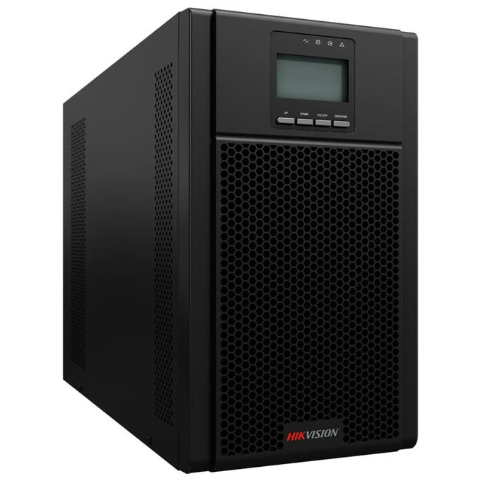 Hikvision DS-UPS03K72-R Gruppo di Continuita' UPS 3000 VA 2700 W Online Doppia Conversione Rack Tower 2U Onda Sinusoidale Pura Display LCD