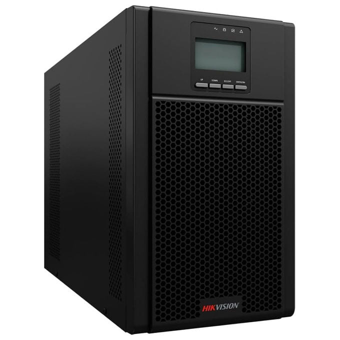 Hikvision DS-UPS03K72-R-TS-EU UPS Online Doppia Conversione 3000VA 2700W Onda Sinusoidale Pura Batteria VRLA 72V Display LCD Prese IEC colore Nero