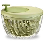 Guzzini 170900253 Spin and Store Centrifuga per Insalata con Coperchio 5L 26 cm BPA Free lavabile in lavastoviglie colore Verde Avocado