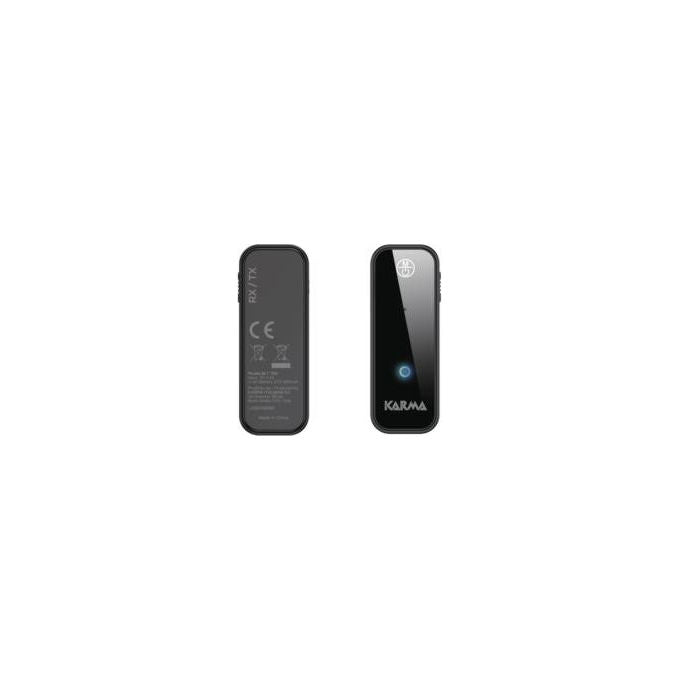 Karma BLT TR2 Trasmettitore e Ricevitore Bluetooth 5.4 Jack 3.5mm Batteria Ricaricabile USB-C colore Nero