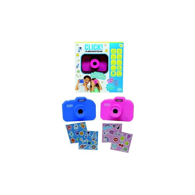 ODS 35921 Click 2 Fotocamera per Bambini da Personalizzare Plastica Atossica dai 3 anni colore Assortiti