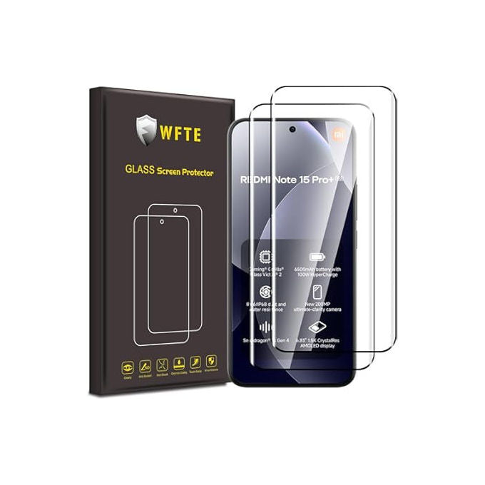 Celly 3DGLASS1173BK Pellicola Vetro Temperato 3D 9H Edge to Edge per Xiaomi Redmi Note 15 Pro+ 5G Poco M8 Pro 5G Anti-impronte colore Nero