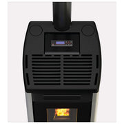 Cadel ATENA PLUS 14 T2 Stufa a Pellet 13.7 kW Ventilazione Forzata Canalizzabile 390 m³ App Domotica colore Antracite