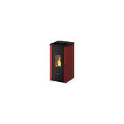 Pegaso 7024042 Vera 7 UP T2 Stufa a Pellet 7 kW Classe A+ 24 Kg Serbatoio Autoaccensione colore Rosso