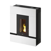 Cadel 7023096 MITHOS Plus Stufa a Pellet 12 kW Up Twin T2 colore Bianco