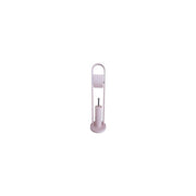Mercury 84302 Colonna Attrezzata WC Metallo Verniciato Portarotolo Portascopino 81 cm colore Ecru'