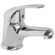Hans Lebel 03747014C01 Rex Miscelatore Monocomando Lavabo scarico 1 1-4'' flessibili tricolore 3-8'' colore Cromato