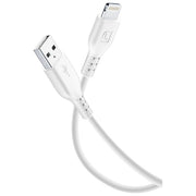 Cellularline USBDATA06MFIIPHW Power Cable Cavo USB A Lightning 0,6 m Ricarica Rapida 12W Certificato MFi colore Bianco