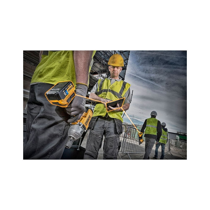 DeWALT DCB184 XR Batteria agli Ioni di Litio 18V 5 Ah con Indicatore LED colore Nero Giallo